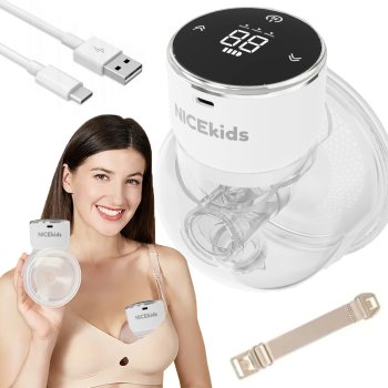 NICEkids W059 Elektriskais Krūts Piena Pumpis, Laktators