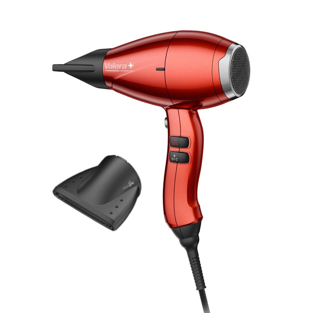 Profesionālais matu fēns Valera 9400 Ionic Plus, sarkans (1)