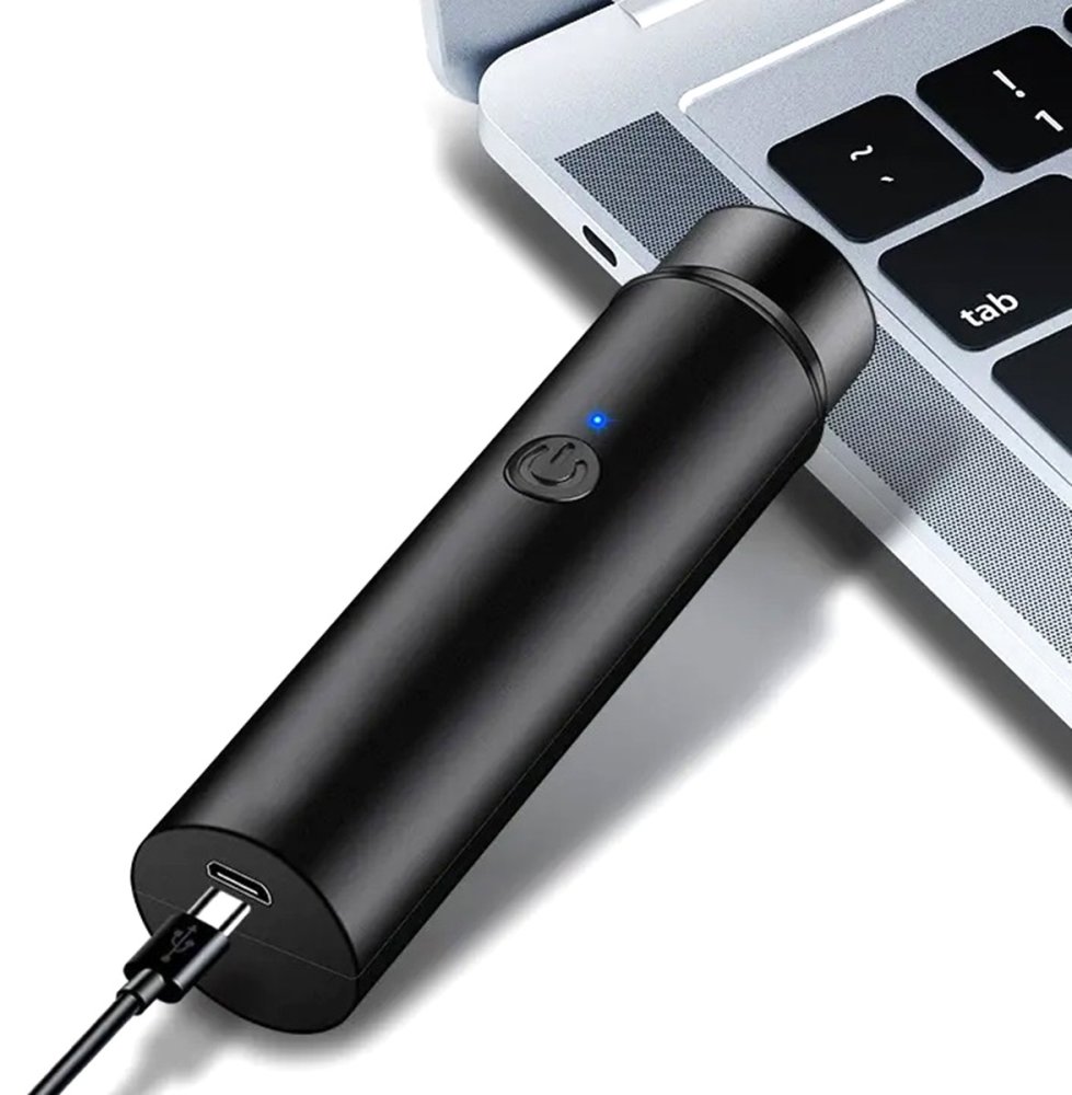 Mini ceļojuma sejas skuveklis melns (2)