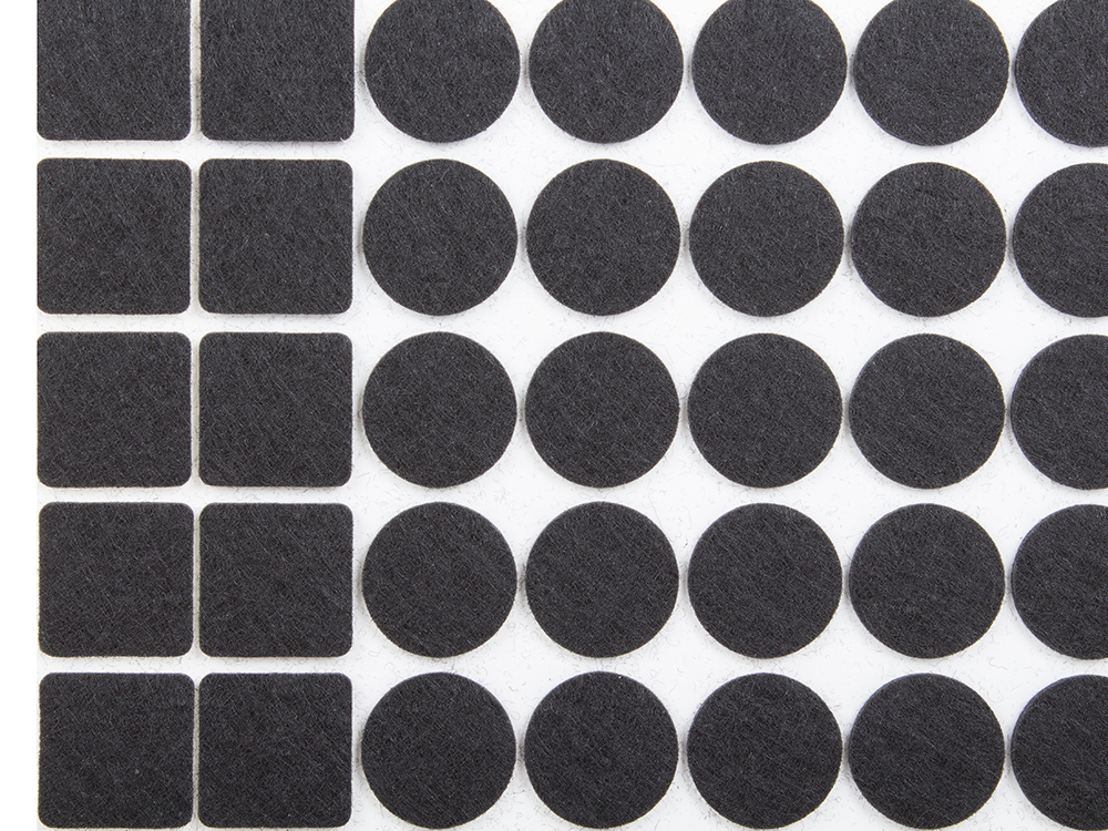 Filca Grīdas Aizsargpaliktņi Mēbelēm Galdiem Krēsliem, 133 gab. | Felt Furniture Table Chairs Protectors Pads (5)