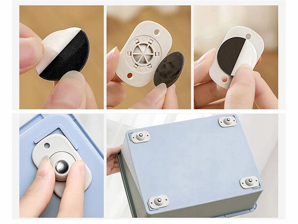 Pašlīmējoši Mēbeļu Rullīšu Riteņi, 4 gab. | Self-Adhesive Furniture Wheels Roller (0)