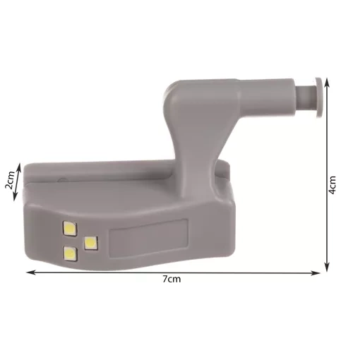 LED lampiņa skapja eņģei 3 LED ar bateriju 23025 (1)