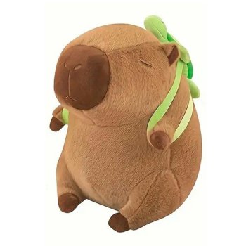 Plīša Kapibara Ar Mugursomu I Plush Capybara With Backpack