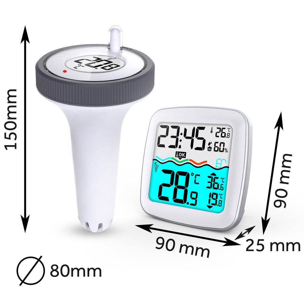 Berdsen Baltā laikapstākļu stacija ar baseina sensoru BD-913 - precīza un moderna izvēle (0)