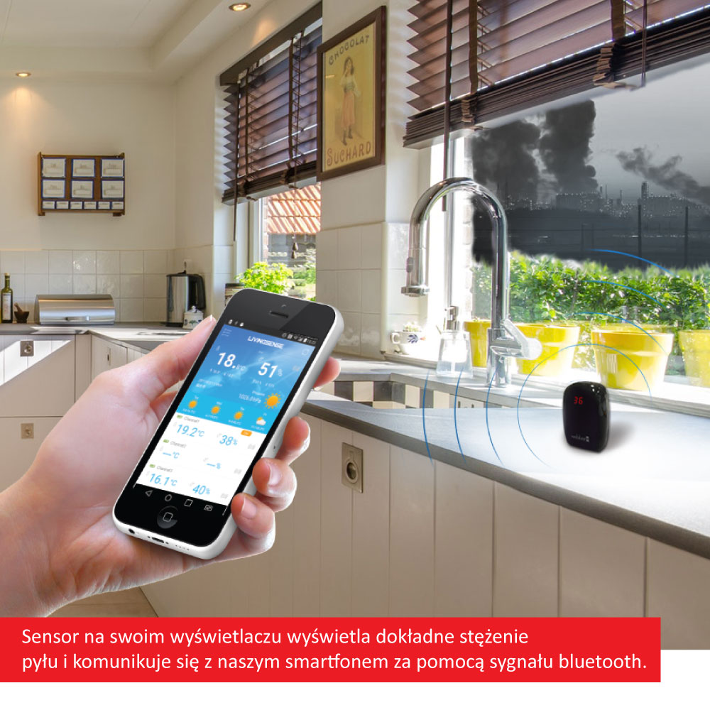 Gaisa kvalitātes monitors METEO SP75 ar PM2.5 lāzera sensoru (0)