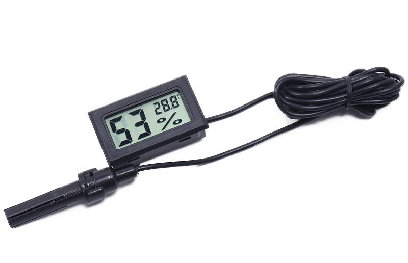 Elektroniskais termometrs ar mitruma zondi | Electronic thermometer with humidity probe (1)