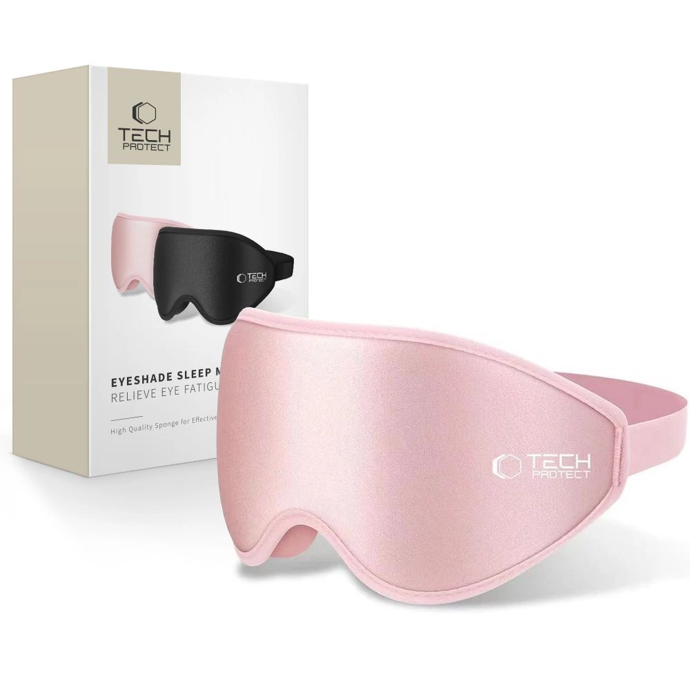 TECH-PROTECT ACU AIZSEGS MIEGA MASKA BABY PINK | EYESHADE SLEEP MASK