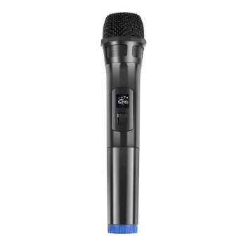 Bezvadu dinamiskais mikrofons UHF PULUZ PU628B 3.5mm (melns) | Wireless dynamic microphone (black)