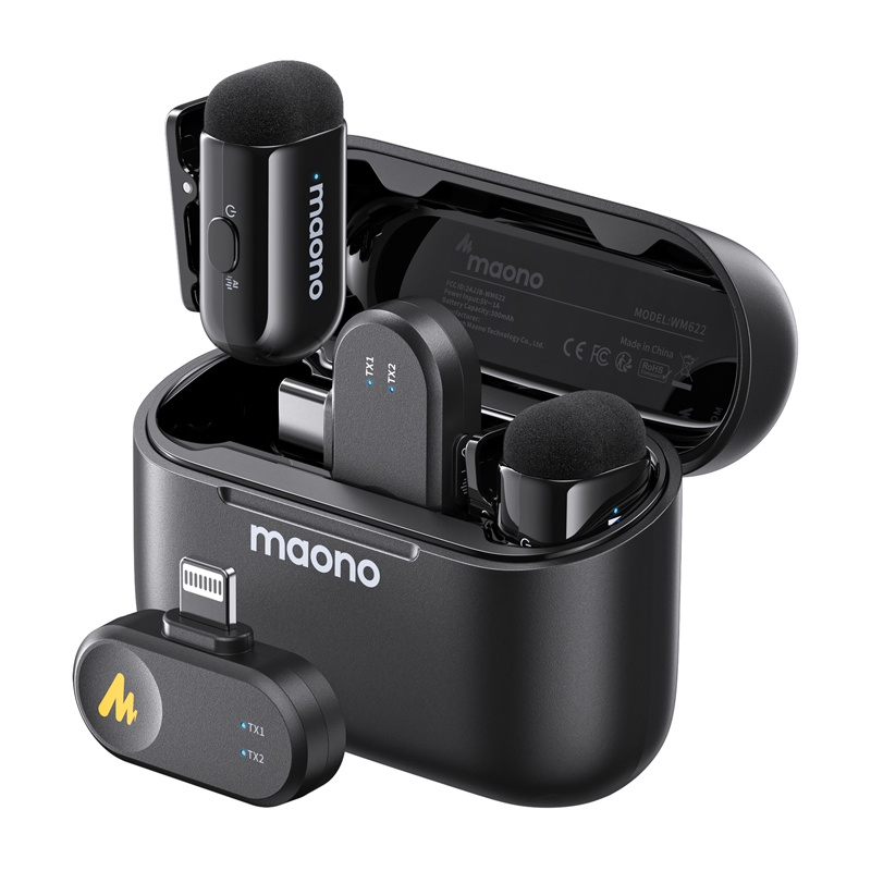 Maono WM622 PBC2 Bezvadu Mikrofons ar Trokšņu Slāpēšanu (2)