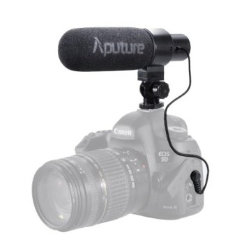 Aputure V-Mic D1 Shotgun Directional Microphone - ārējais video mikrofons spoguļkamerai