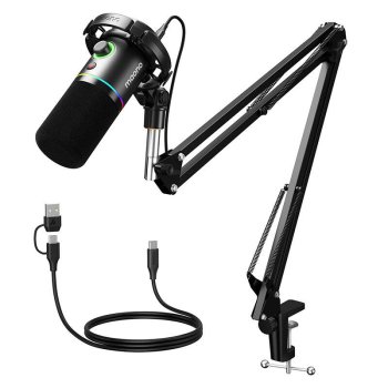 Dinamiskais mikrofons Maono PD200XS (melns) | Dynamic Microphone (black)