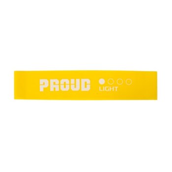 Proud Vingrošanas Pretestības Fitnesa Gumija Lente Josta Treniņiem 0.4 mm, Dzeltena | Flexible Rubber Training...
