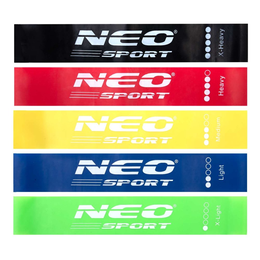 Pretestības gumiju komplekts vingrošanai NS-959 Neo-Sport, 5 gab. (0)