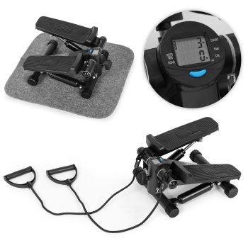 Fitnesa steperis ar espanderiem un skaitītāju ModernHome