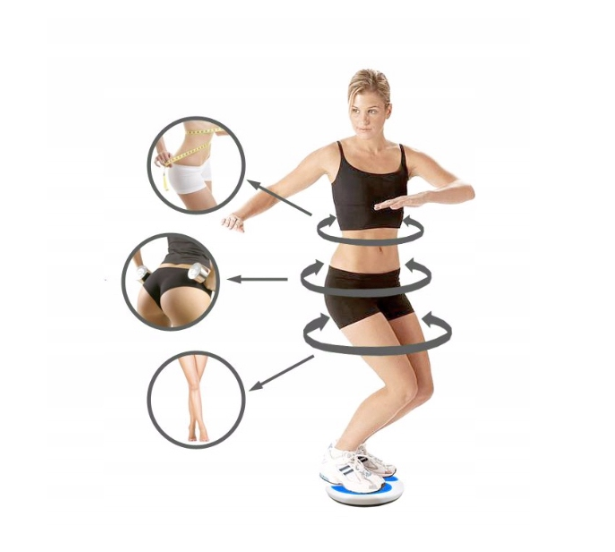 Rotējošais Veselības Disks Twisters Slaidam Viduklim ar Gumijas Espanderiem Trenažieris ar Pēdu Masāžu | Rotary... (0)