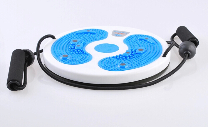Rotējošais Veselības Disks Twisters Slaidam Viduklim ar Gumijas Espanderiem Trenažieris ar Pēdu Masāžu | Rotary... (3)