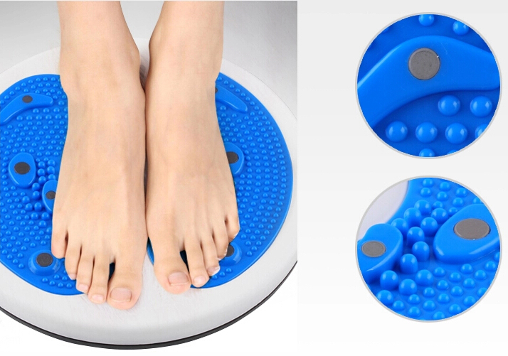 Rotējošais Veselības Disks Twisters Slaidam Viduklim ar Gumijas Espanderiem Trenažieris ar Pēdu Masāžu | Rotary... (5)