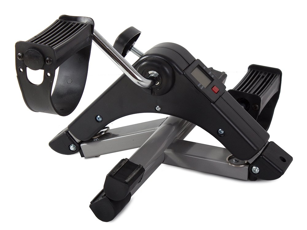 Kompakts Pārnēsājams Kāju un Roku Velotrenažieris ar Displeju | Arm and Leg Pedal Exerciser Mini Bike with Display (0)