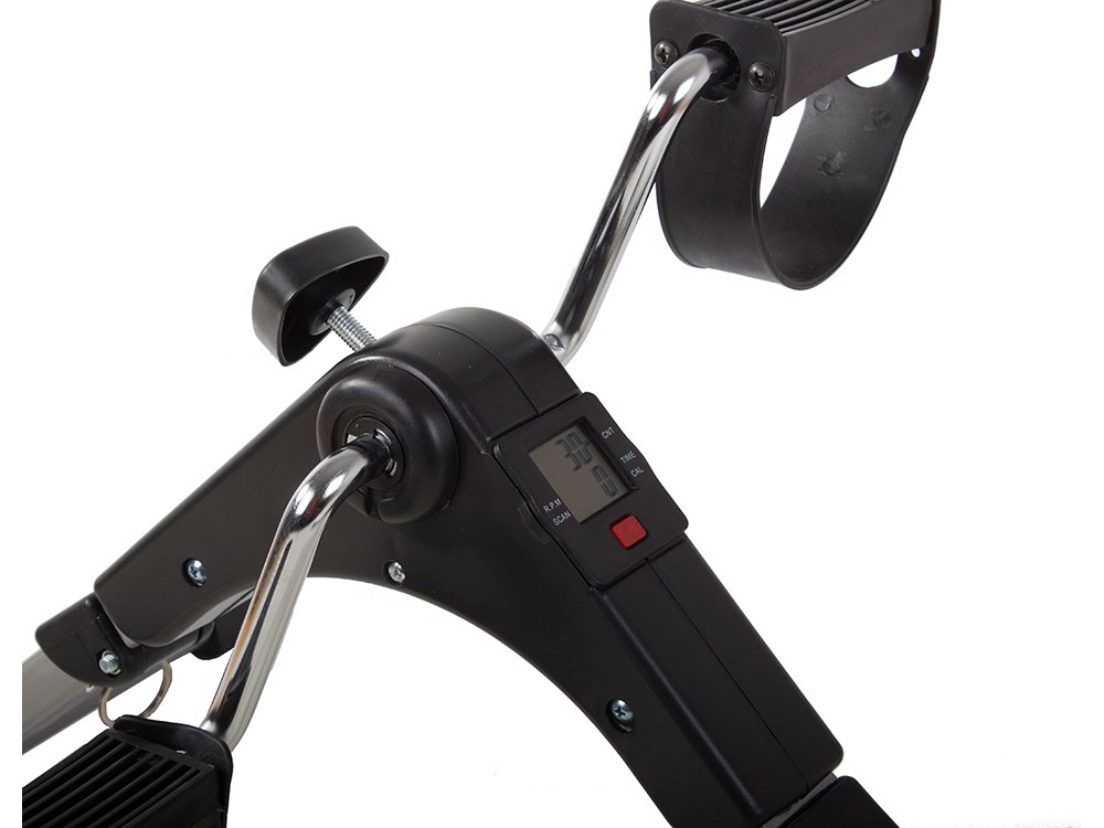 Kompakts Pārnēsājams Kāju un Roku Velotrenažieris ar Displeju | Arm and Leg Pedal Exerciser Mini Bike with Display (2)