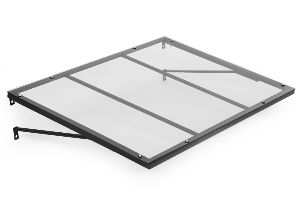 Ieejas jumtiņš 113x80 cm durvju nojume ar UV aizsardzību MultiGarden (2)