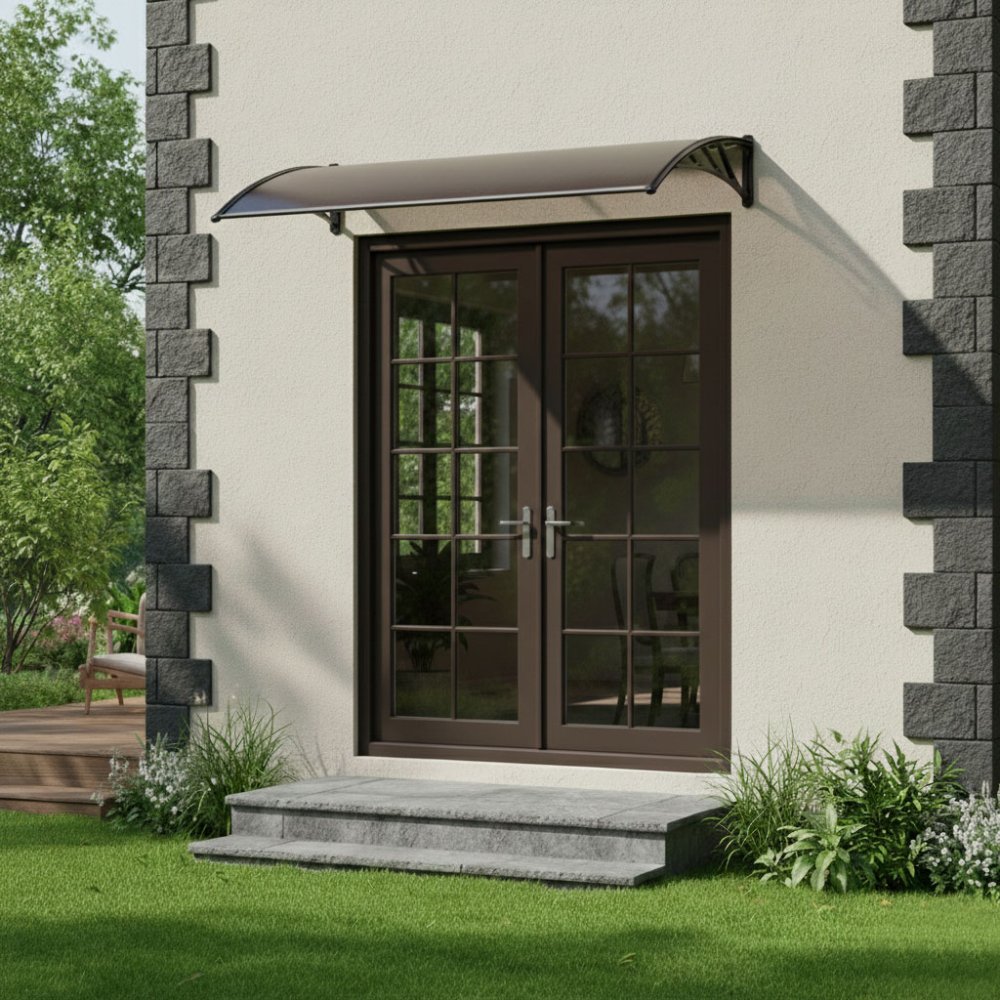 Nojume virs durvīm 150x100 cm polikarbonāta ieejas jumtiņš MultiGarden (0)