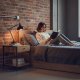 Naktsskapītis ar atvilktni un plauktu ModernHome lofta stilā, gaišs ozols