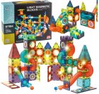 Magnētisko bloku konstruktors, bumbu trase, 110 detaļas | Magnetic Blocks Ball Track