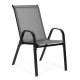 Dārza krēslu komplekts 4 gab. terasei un balkonam MultiGarden, pelēks