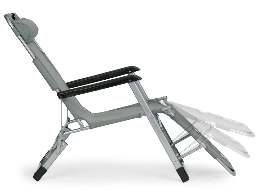 Saliekams dārza zvilnis krēsls 2-in-1 MultiGarden ZRL010F, pelēks (3)