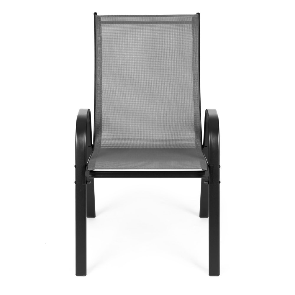 Dārza krēslu komplekts 4 gab. terasei un balkonam MultiGarden, pelēks (0)