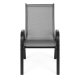 Dārza krēslu komplekts 4 gab. terasei un balkonam MultiGarden, pelēks