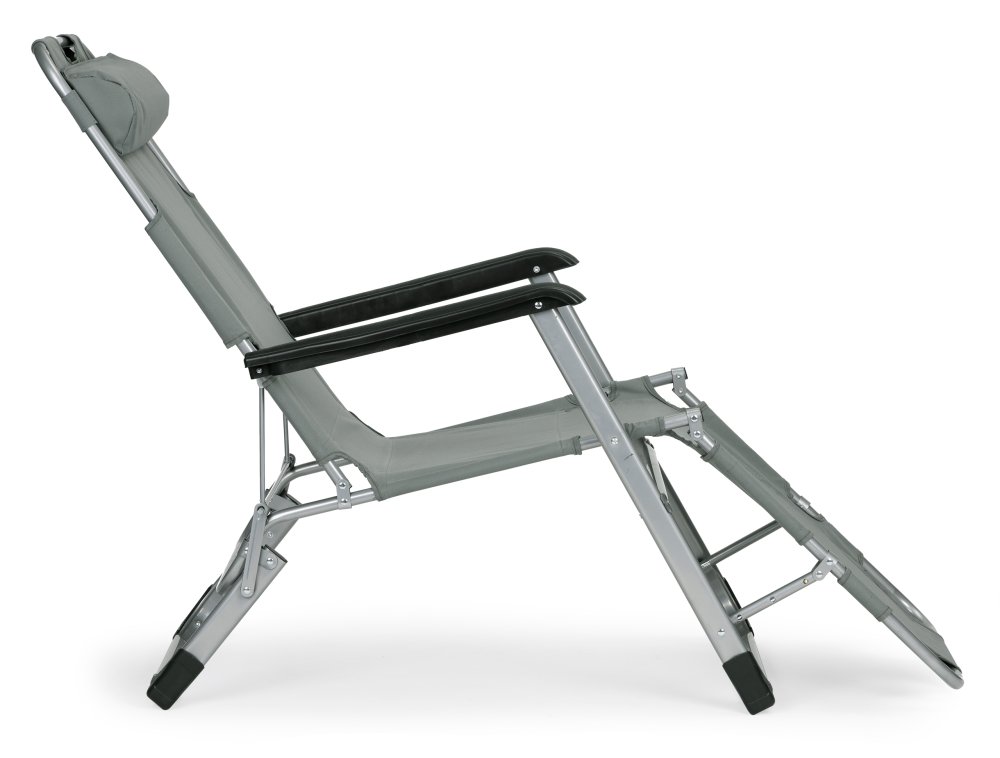 Saliekams dārza zvilnis krēsls 2-in-1 MultiGarden ZRL010F, pelēks (1)