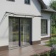 Ieejas jumtiņš 113x80 cm durvju nojume ar UV aizsardzību MultiGarden