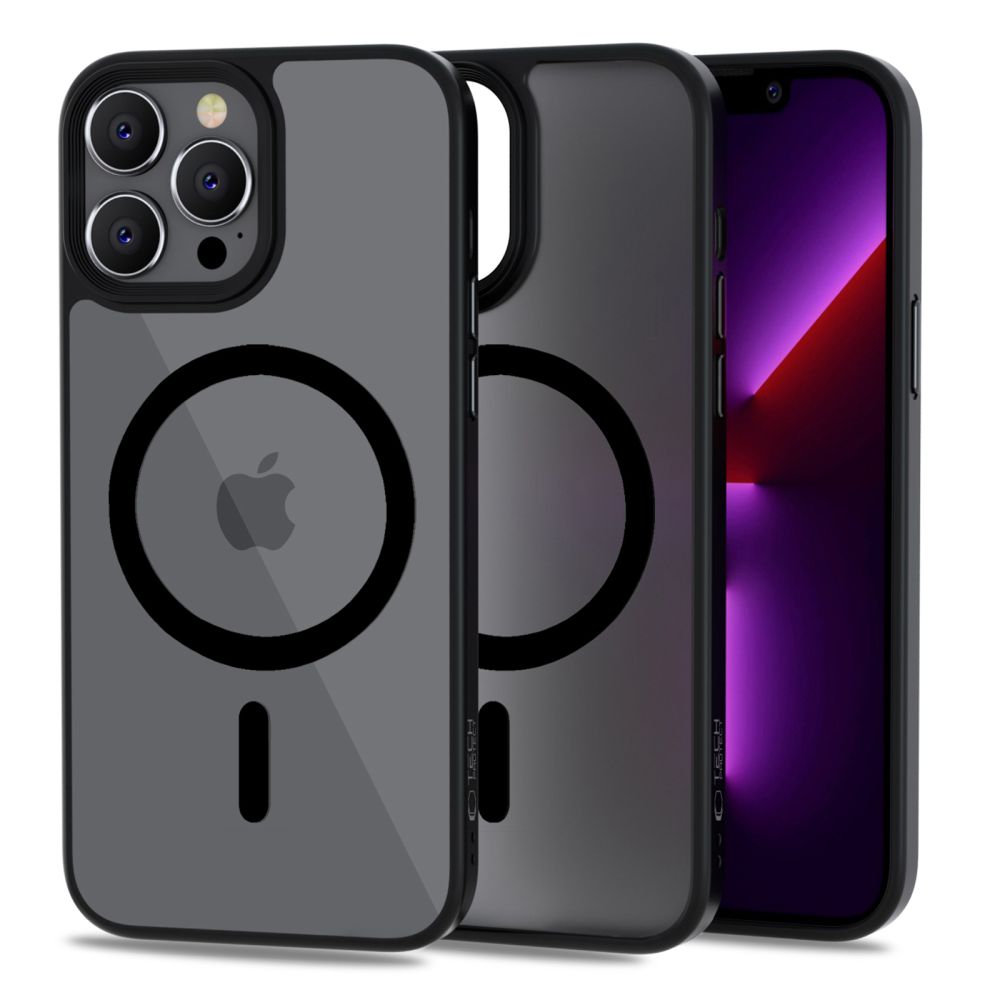Apple iPhone 13 Pro 6.1'' Tech-Protect MagMat MagSafe Case Cover, Matte Black | Telefona Vāciņš Maciņš Apvalks Bamperis