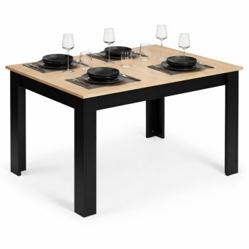 Virtuves un ēdamistabas galds 4 personām 120x80 cm ModernHome, ozols Sonoma