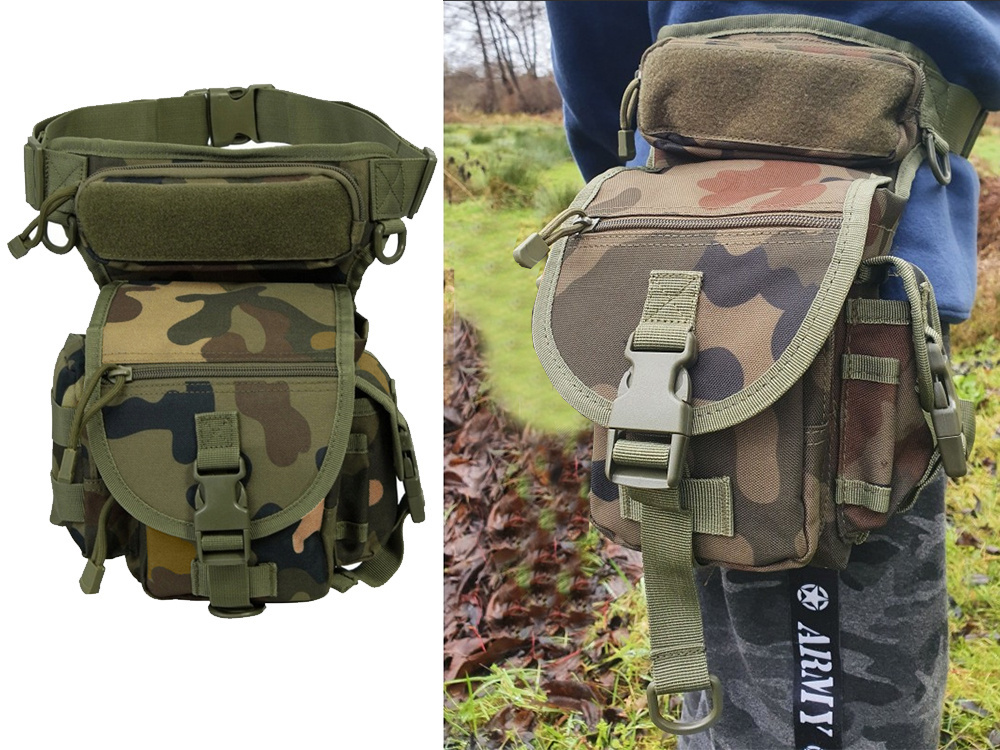Taktiskā ūdensizturīgā kājas soma – militāra, daudzfunkcionāla, ietilpīga (0)