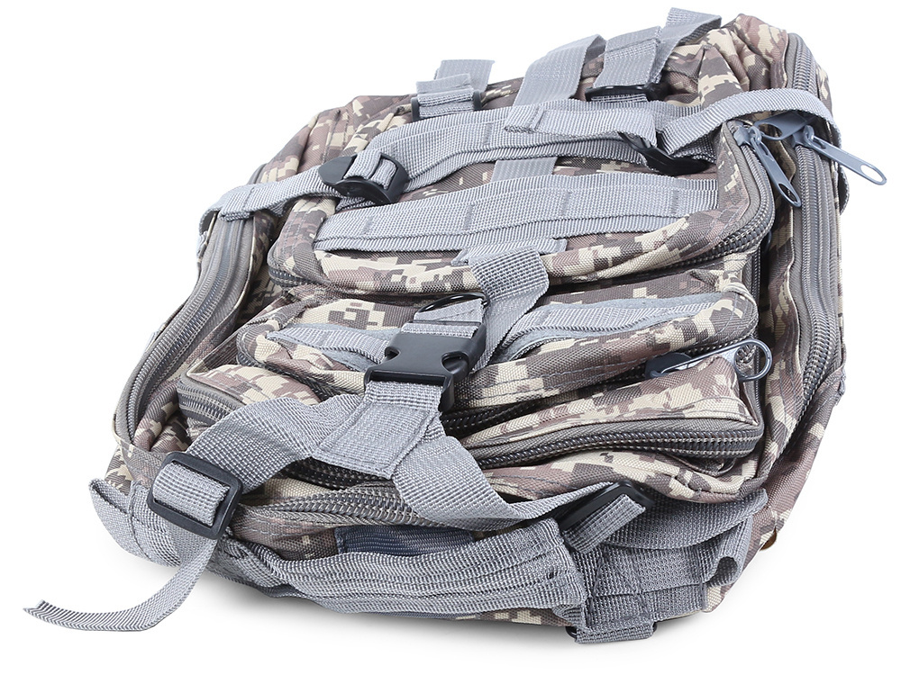 Taktiskais militārais mugursoma 30L – izdzīvošanai, balts (1)