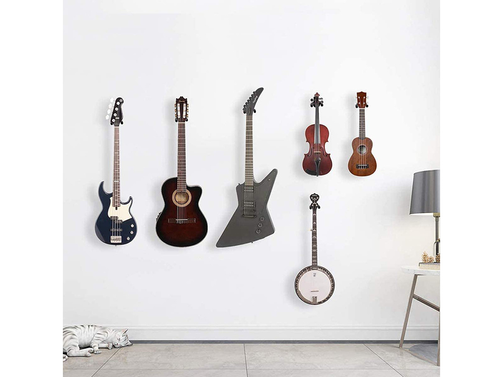 Universāls Ģitāras Sienas Turētājs Statīvs Āķis | Wall Mount Holder Hook Hanger for Guitar (1)