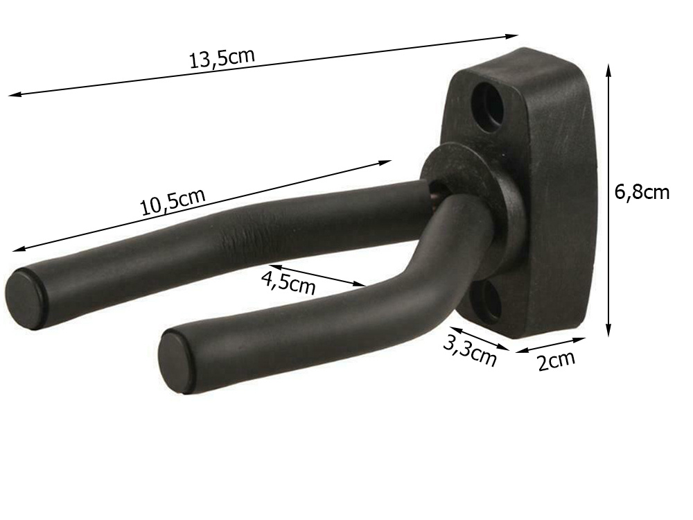 Universāls Ģitāras Sienas Turētājs Statīvs Āķis | Wall Mount Holder Hook Hanger for Guitar (7)