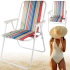 Saliekams tūrisma krēsls dārzam, pludmalei un kempingam, viegls