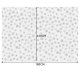 Ziemassvētku galdauts Ruhhy 22790 ar sniegpārslām 180x140 cm, balts un sudraba