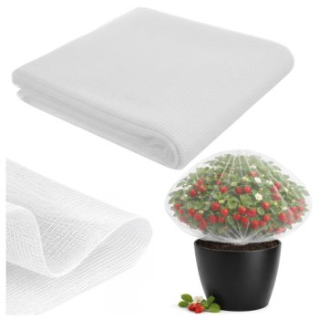 Dārza aizsargtīkls pret kukaiņiem un putniem 3x6m Gardlov, balts