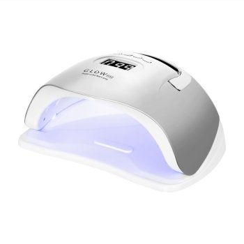UV/LED manikīra un pedikīra lampa Glow F2 SP 220 W, Balta (57 LED, Dual LED, Low Heat Mode)