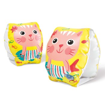 Bērnu peldpiedurknes peldētapmācībai 20 x 15 cm INTEX 56665