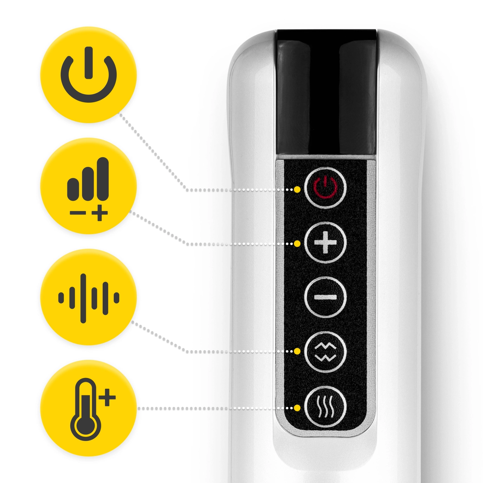 Elektriskā vakuuma masāžas banka PRO 4FIZJO pretcelulīta masāžai, balta (2)