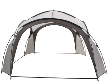 Dārza paviljons pasākumiem MultiGarden ar somu, pelēks