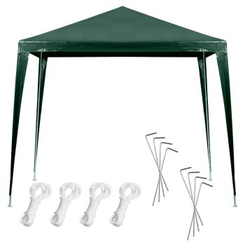 Dārza paviljons nojume 2,5 x 2,5 m, zaļš