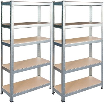 Metāla noliktavas plaukts Humberg HR-810, 150x75x30 cm, komplekts 2 gab.