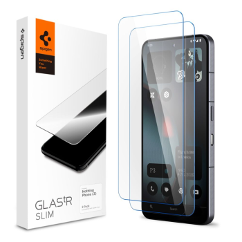 Nothing Phone (3) Spigen GLAS.TR Slim Tempered Glass 2-Pack | Ekrāna Aizsargstikls 2 gab.