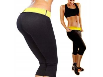 Fitnesa Šorti Bikses Svara Zaudēšanai XL, Melna | Fitness Pants For Weight Loss